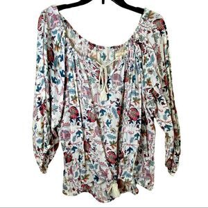 Denim & Supply Ralph Lauren Long Sleeve Boho Blouse Size Medium